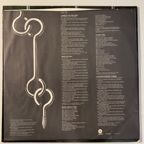 Dr. Hook A Little Bit More 12" Vinyl Record Album LP 1976 Capitol ST-11522 - Picture 3 of 6